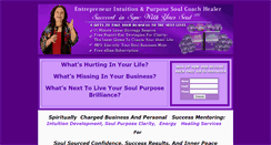 Desktop Screenshot of entrepreneursoulcoach.com